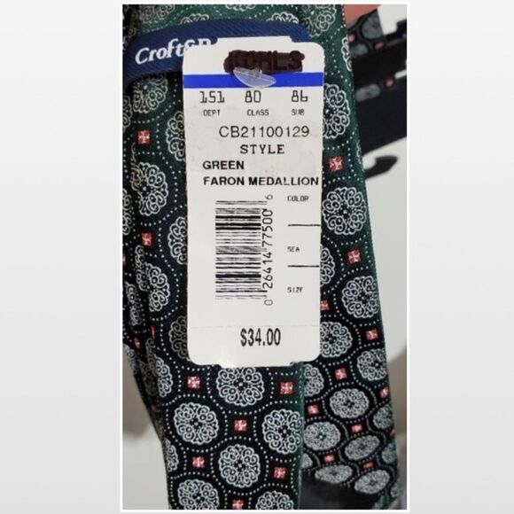 New Men Green Necktie Acce - Picture 13 of 13